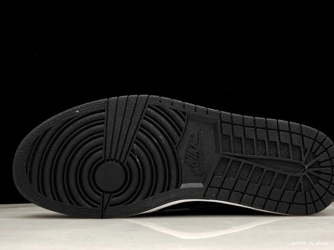 Rep Jordan Black 1 Shadow Air 555088-013 High Retro Grey OG 0709